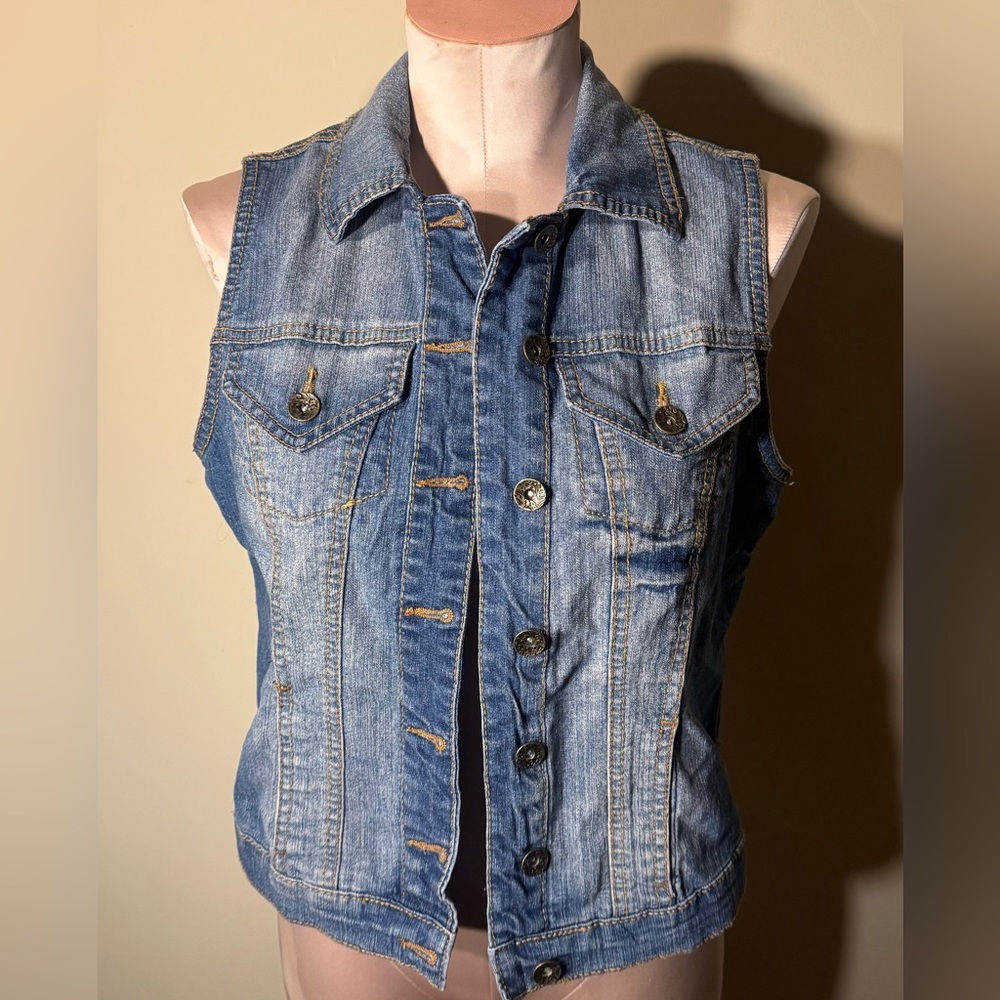 Paris Blues Classic Blue Denim Vest